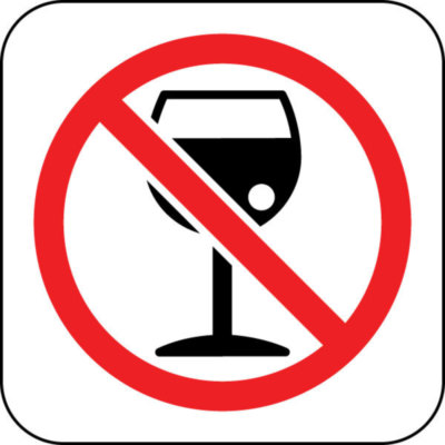 no alcohol