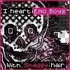I heart emo boys with shaggy hair