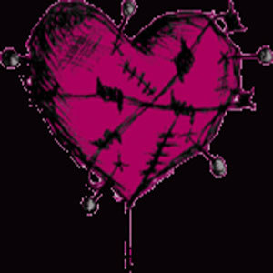 PINK EMO HEART