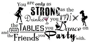 You are only as strong as...