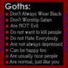 goths poster