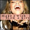 make a wish blow a kiss