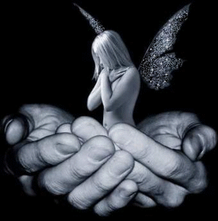 Fairy hands glittering