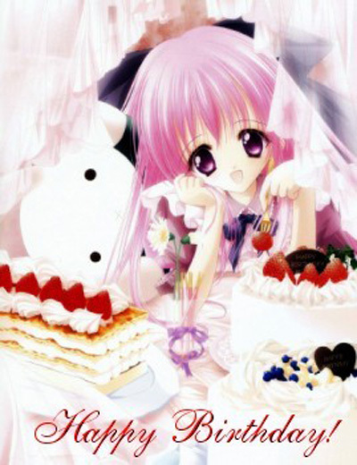 Happy Birthday! -- Anime Girl 