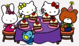 Happy Birthday! -- Birthday Table, Helo Kitty