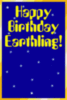 Happy Birthday earthling!