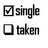 Single? Taken?