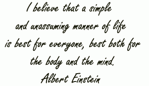 Manner Of Life - Albert Einstein Quote