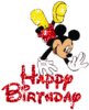 Happy Birthday -- Mickey Mouse