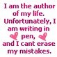 I am the author of my life