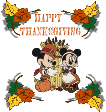 Mickey and Minnie Happy Thanksgiving