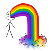 puking rainbows