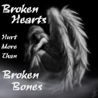 broken hearts hurt more than broken bones