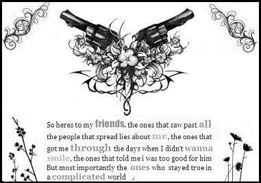 HERES TO MY FRIENDS