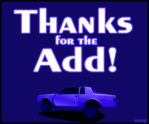 Thanks For The Add! Moving Car