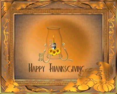 Happy thanksgiving lantern