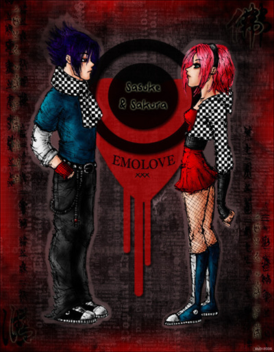 Emo Love Pictures For Myspace. Sasuke and Sakura Emo Love