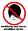 emo kids stay away from me or I will beat your ass ha ha