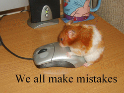 happy hump day, we all make mistakes :-)
