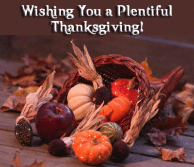 Wishing you a Plentiful Thanksgiving