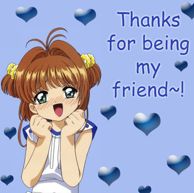 thanks for being my friend-!