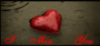 I miss you , red heart, red text