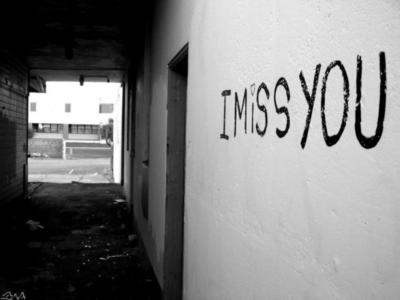 I miss you... wall 