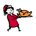 bringin the turkey