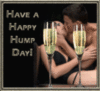 hump day with champagne
