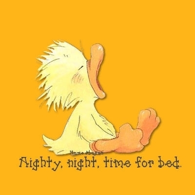 nighty night time for bed