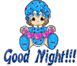 good night!!! glitter doll