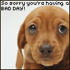 so sorry you're having a bad day!