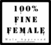 100% fine female