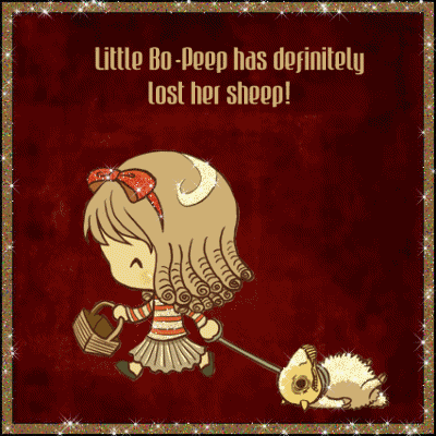 little Bo-Peep has definitely lost her sheep!