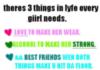 3 things