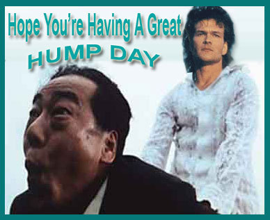HOPE YOU'RE HAVING A GREAT HUMP DAY