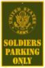 Army parking only