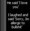 I'm Allergic To You