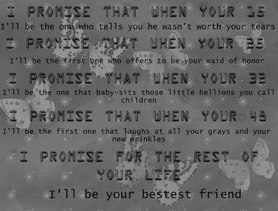 I Promise For The Rest Of Your Life