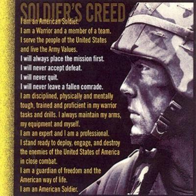 SOLDIER'S CREED