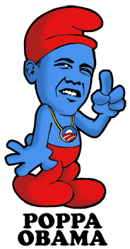 Obama-Smurf