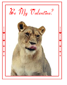 be my valentine?