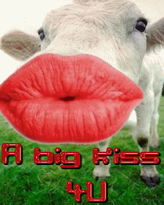 A big kiss for you