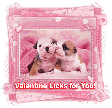 Valentine licks for you!