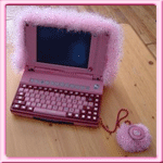 Pink computer