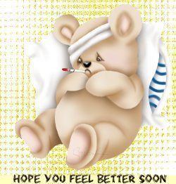 Hope you feel better soon