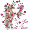 Get Well Soon - Rose Lady Face
