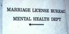 Marriage License Bureau - Mental Health Dept.