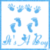Baby Prints with It's A Boy