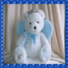 BEAR WITH BLUE WINGS